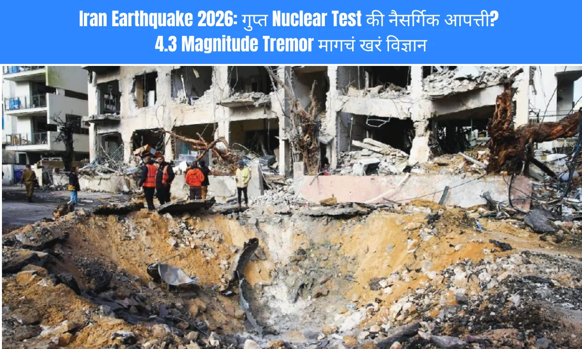 Iran Earthquake 2026: गुप्त Nuclear Test की नैसर्गिक आपत्ती? 4.3 Magnitude Tremor मागचं खरं विज्ञान